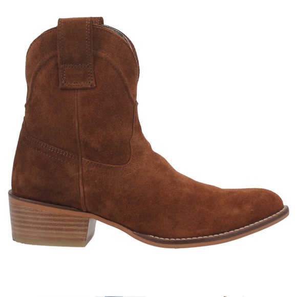 DINGO, TUMBLEWEED LEATHER BOOTIE, (whiskey) 10 - Picture 4 of 14